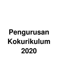 Takwim dan Pengurusan Kokurikulum 2020