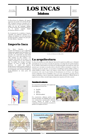 PERIODICO DIGITAL LOS INCAS