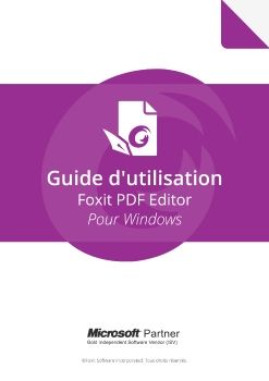 Foxit PDF Editor User Manual11.0