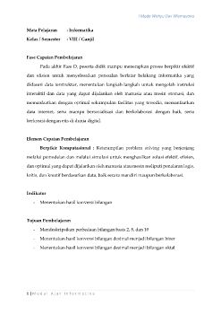 Modul Ajar Informatika