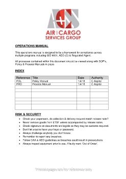 air and cargo