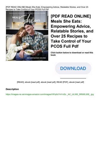 [pdf read online] meals she eats empowering advice  relatable stories  and over 25 recipes to take c