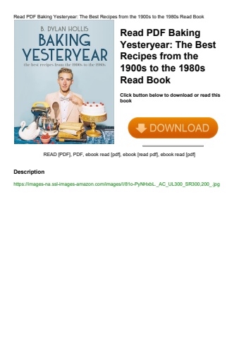 read pdf baking yesteryear the best recipes from the 1900s to the 1980s read book