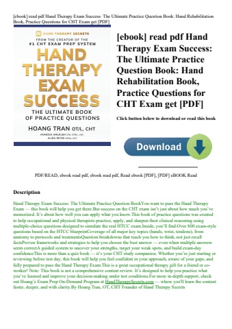 [ebook] read pdf hand therapy exam success the ultimate practice question book hand rehabilitation b