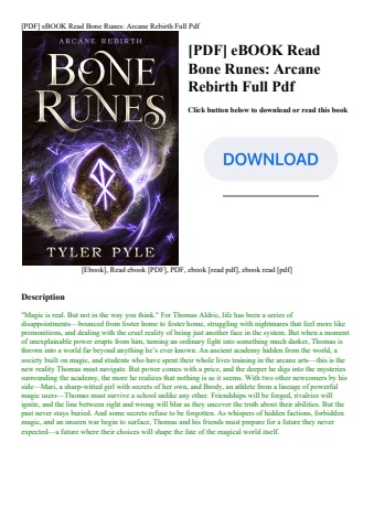 [pdf] ebook read bone runes arcane rebirth full pdf
