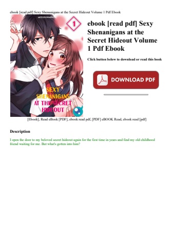 ebook [read pdf] sexy shenanigans at the secret hideout volume 1 pdf ebook