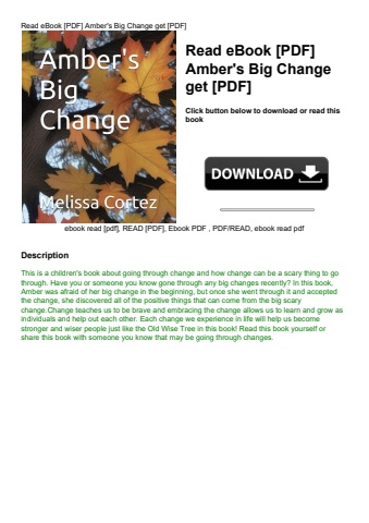 read ebook [pdf] amber's big change get [pdf]