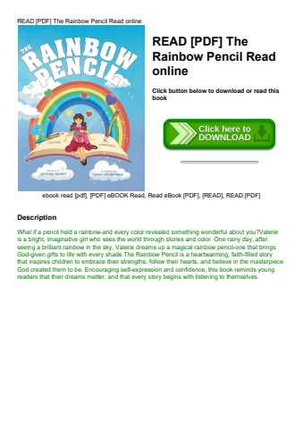 read [pdf] the rainbow pencil read online