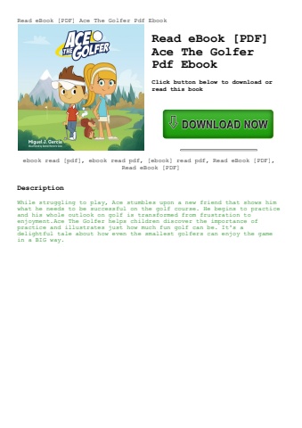 read ebook [pdf] ace the golfer pdf ebook