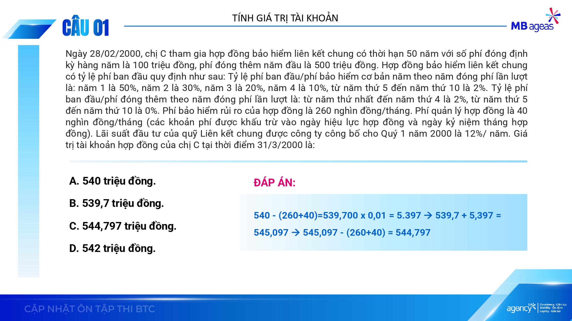 29 câu đáp án dạy học MBAL