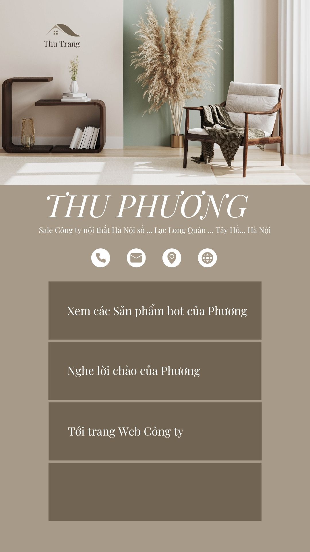 Demo Danh thiếp số đa phương tiện Danh thiếp số tích hợp AI