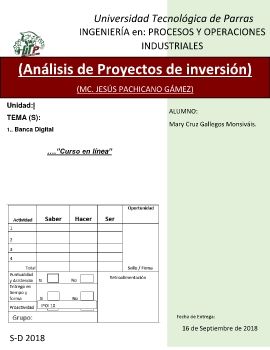 analisis de proyectos de inversion