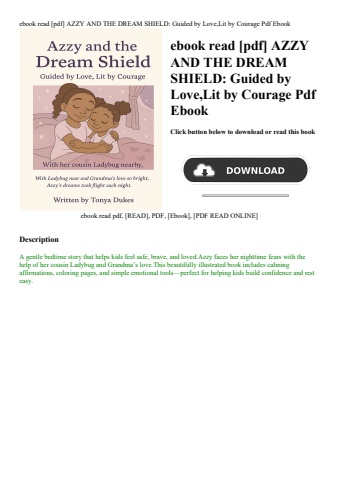 ebook read [pdf] azzy and the dream shield guided by love lit by courage pdf ebook