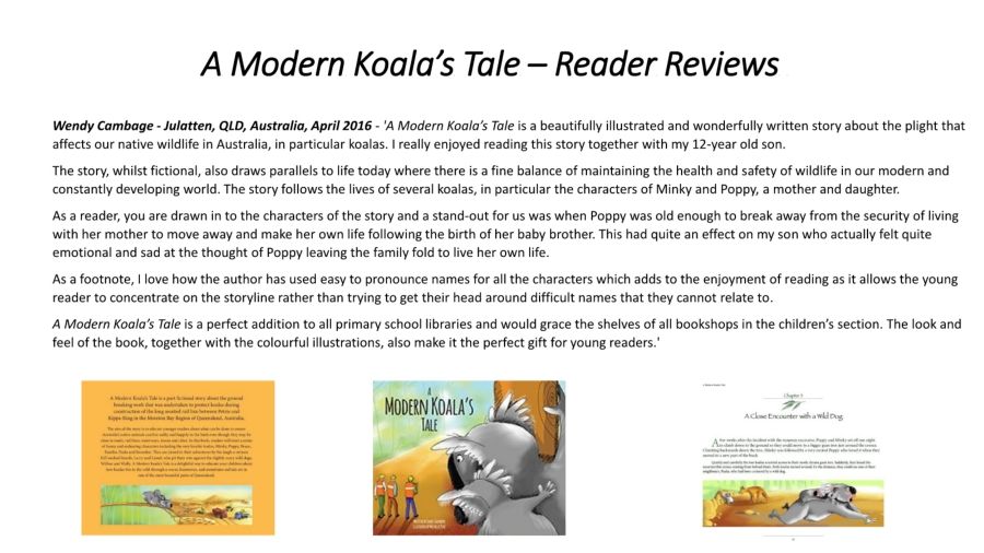 A Modern Koala’s Tale – Reader Reviews