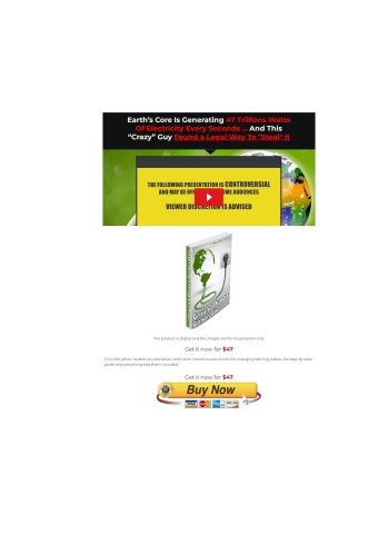 Ground Power Generator PDF Download by Joseph Wilkinson