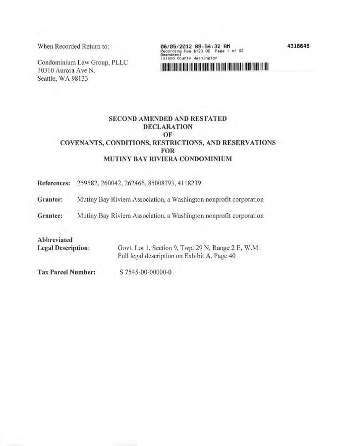 018 Mutiny Bay - CCRs Second Amended Restated 2012 0605 REDUCED[2188]
