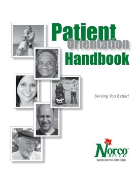 Norco Patient Orientation Handbook e-book