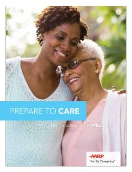 AARP Care giver guide for famlies 