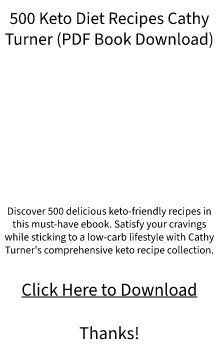 500 Keto Diet Recipes BOOK Cathy Turner PDF Download FREE DOC?