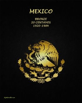 Mexico Bronze 20 Centavos Album