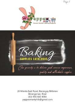 Yeppeo Mart Baking Supplies Catalogue