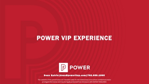 Power VIP Experience