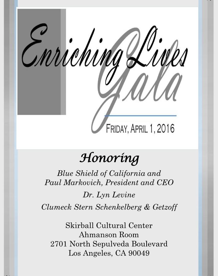 ONEgeneration Enriching Lives Gala Tribute Book 2016