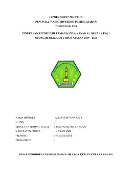 Best Practice-Agus nuryana