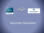 iKas Group - November Newsletter 2014