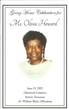 Ms. Olivia Howard - Obituary