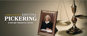 Justice Kristina Pickering Pushcard