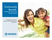 Meeting Community Health Needs