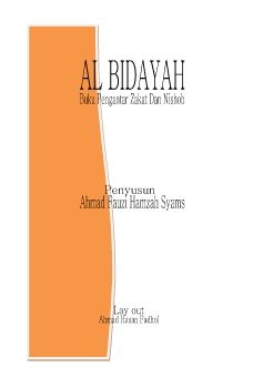 al bidayah (buku pengantar zakat dan nishob)