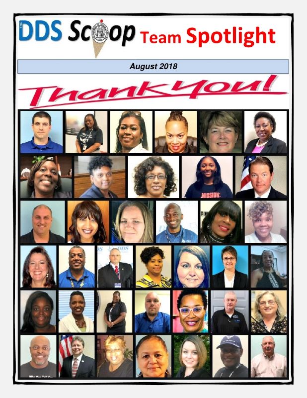 DDS The Scoop Newsletter August Team Member Spotlight Issue