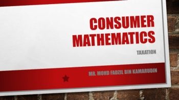 Consumer Mathematics