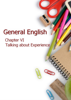 6. Chapter VI_Talking about Experience