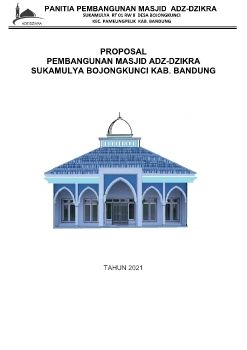 PROPOSAL MASJID ADZ DZIKRA