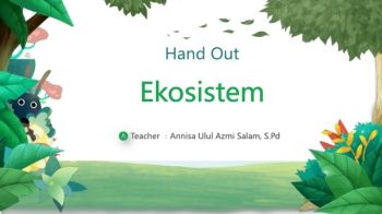 HAND OUT KOMPONEN EKOSISTEM