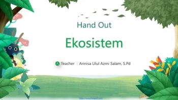 Hand Out Ekosistem