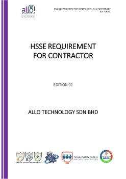 HSSE Contractor Requirement