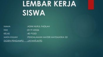 LKS Adini Nurul Fadilah (2019143526)