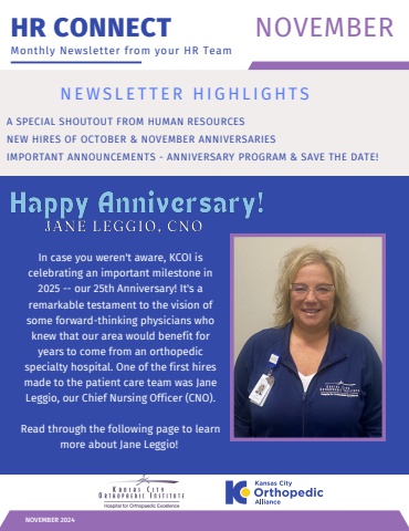 KCOrtho November 2024 Newsletter