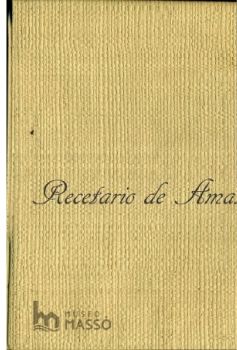 Recetario de Amalia Bolíbar 