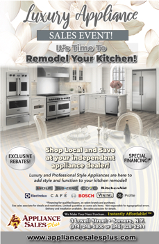 Appliance Sales Plus -Spring Luxury Sale