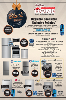 HOME APPLIANCE -BLACK FRIDAY