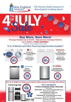 New England Appliance- 4th of July Mailer