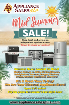 Appliance Sales Plus -Mid Summer Sale