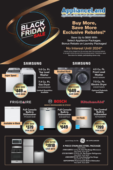 ApplianceLand_Black Friday -Mailer