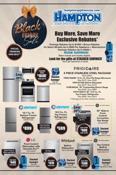 HAMPTON APPLIANCES -BLACK FRIDAY