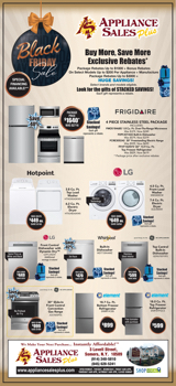 Appliance Sales Plus -Black Friday Circular